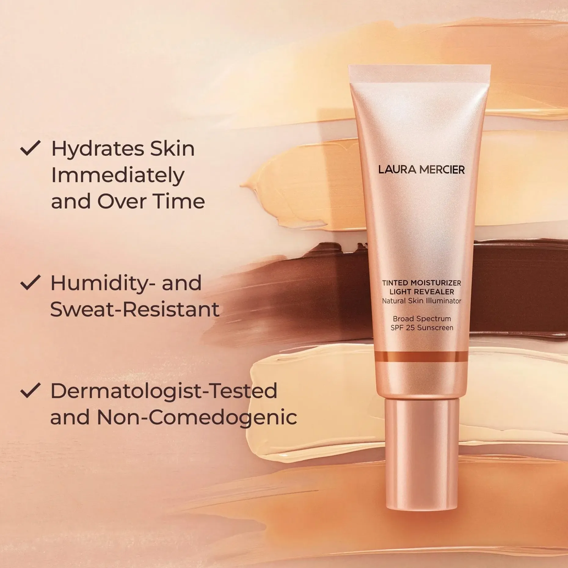 Laura Mercier Tinted Moisturizer Light Revealer Natural Skin Illuminator SPF 25 heleyttäjä 50 ml