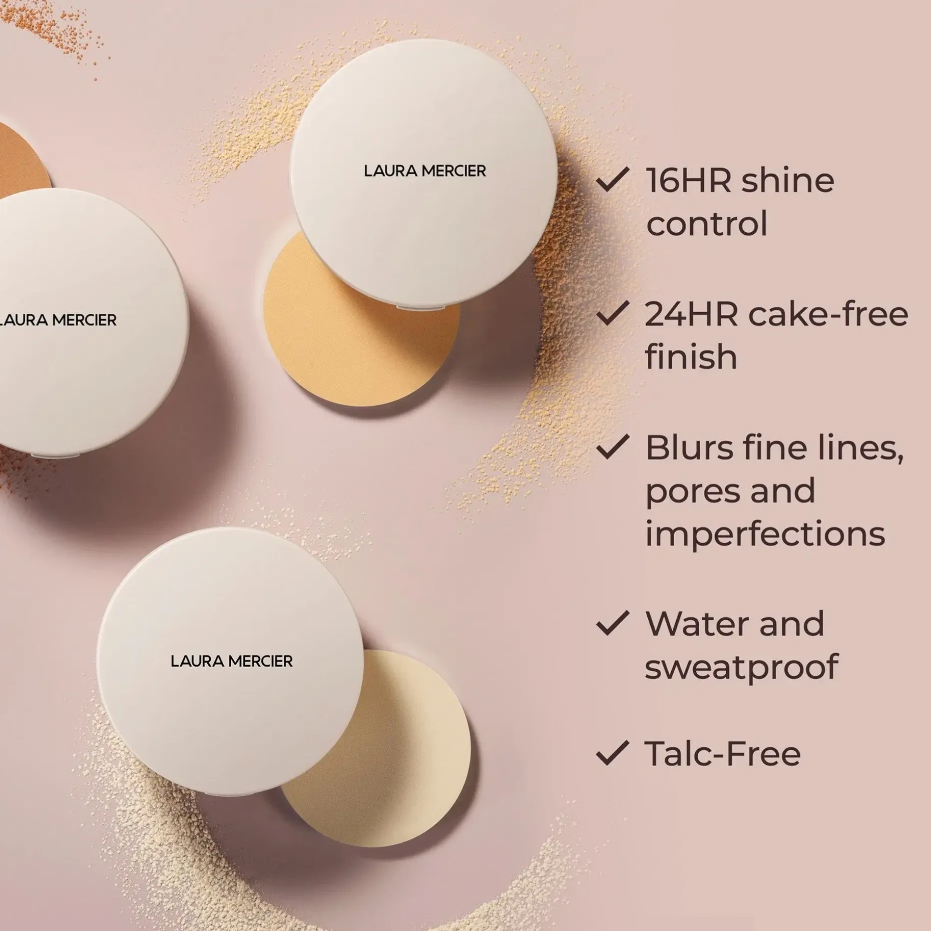 Laura Mercier Translucent Pressed Setting Powder Ultra-Blur puuteri 6,5 g