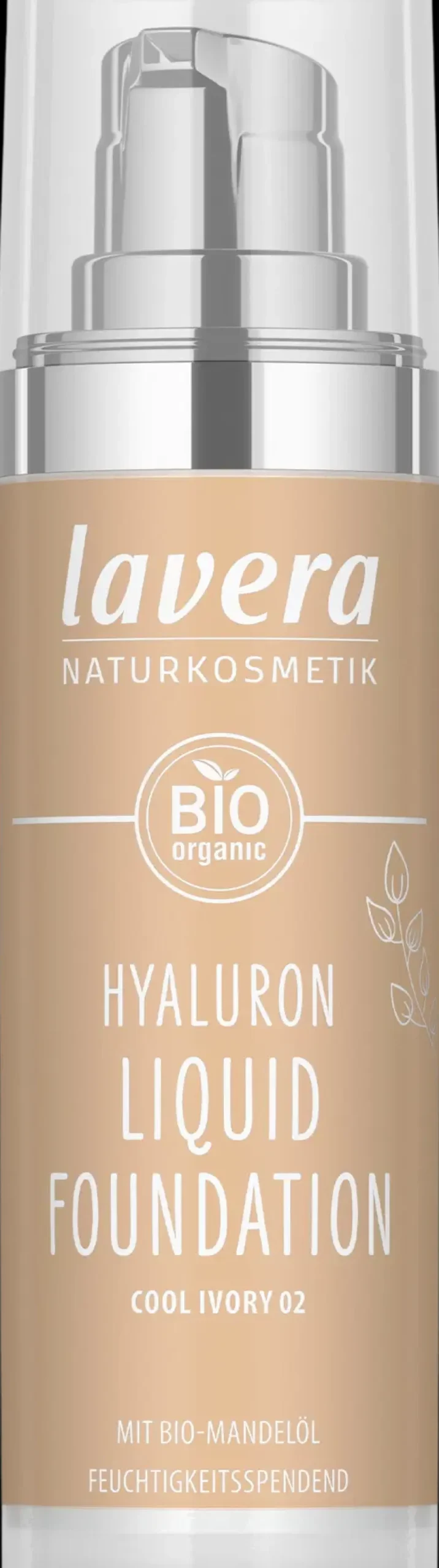 lavera Hyaluron Liquid Foundation -Cool Ivory 02- 30 ml
