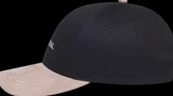 Les Deux Brad Contrast Suede Baseball Cap lippalakki
