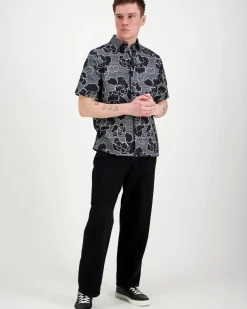 Les Deux Charlie Poppy AOP lyhythihainen kauluspaita