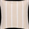 Lexington Classic raidallinen tyynynpäällinen 50x50cm beige/valkoinen