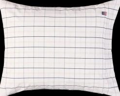 Lexington Poplin tyynyliina 50x60cm valkoinen/beige/tummansininen