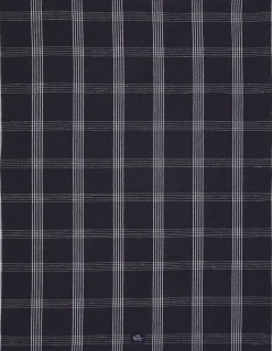 Lexington Ruudullinen keittiöpyyhe white/black