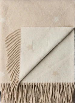 Lexington Signature Star huopa 130x170cm beige/valkoinen