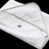 Lexington vauvan huppupyyhe 100x100cm valkoinen/beige