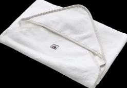 Lexington vauvan huppupyyhe 100x100cm valkoinen/beige