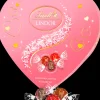 Lindt LINDOR Sydänrasia lajitelma maito, hasselpähkinä- ja Double Chocolate suklaakuulat pehmeällä täytteellä 160g
