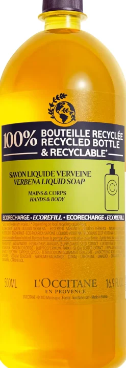 L'Occitane Shea Verbena Liquid Soap täyttöpakkaus 500 ml
