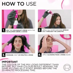 L'Oréal Paris Casting Crème Gloss 100 Black Licorne semi-permanent hiusväri normaaleille hiuksille 1 pce