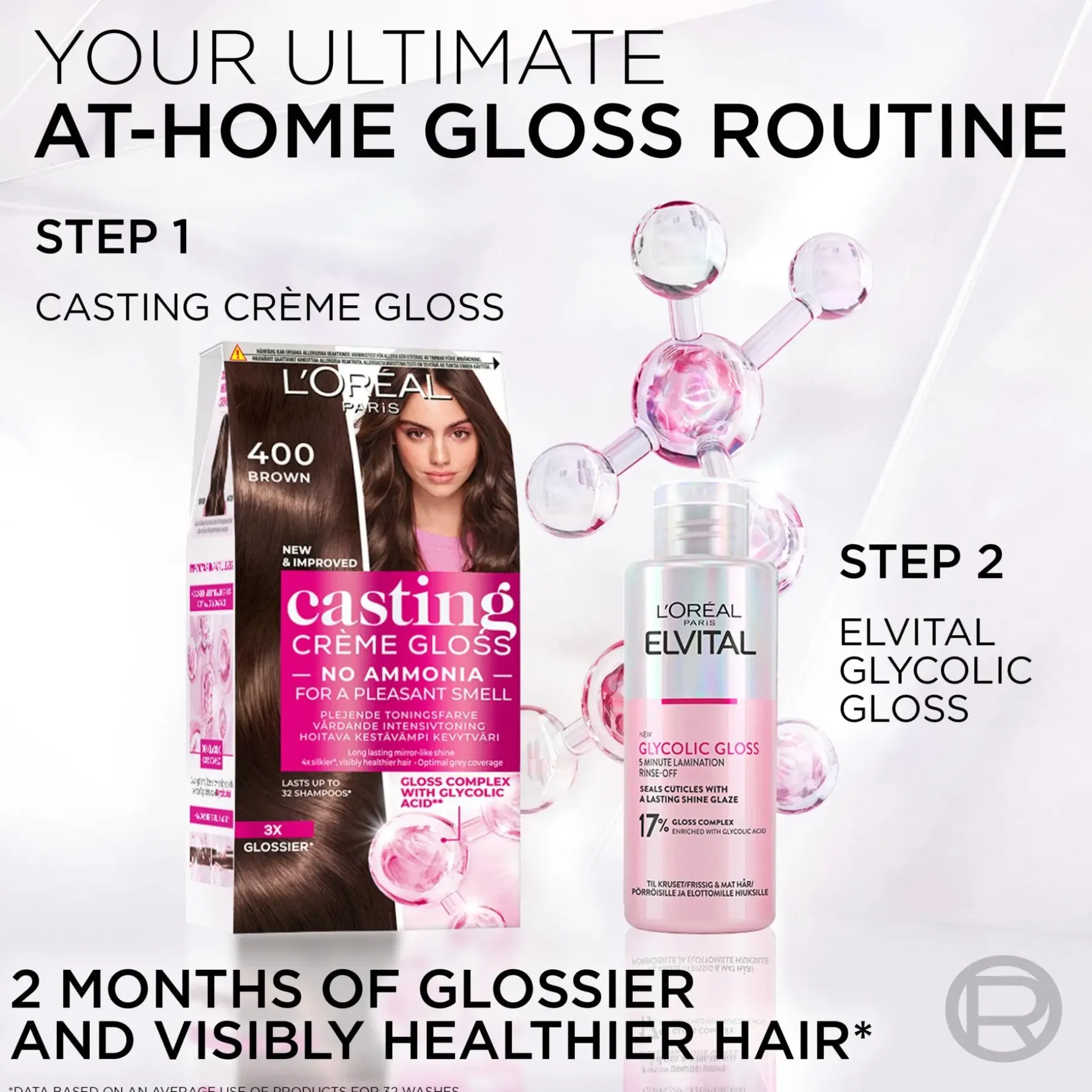 L'Oréal Paris Casting Crème Gloss 100 Black Licorne semi-permanent hiusväri normaaleille hiuksille 1 pce