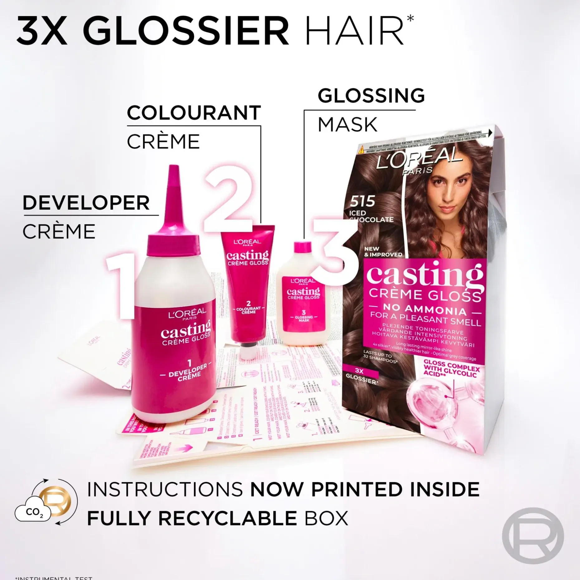 L'Oréal Paris Casting Crème Gloss 834 Amber Blonde Luonnonvaalea Kuparikulta kevytväri 1kpl