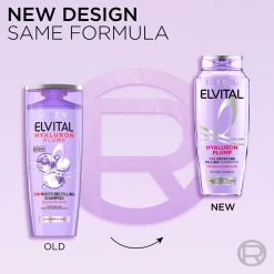 L'Oréal Paris Elvital Hyaluron Plump shampoo kosteutta kaipaaville hiuksille 250ml