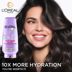 L'Oréal Paris Elvital Hyaluron Plump hoitoaine kosteutta kaipaaville hiuksille 200ml