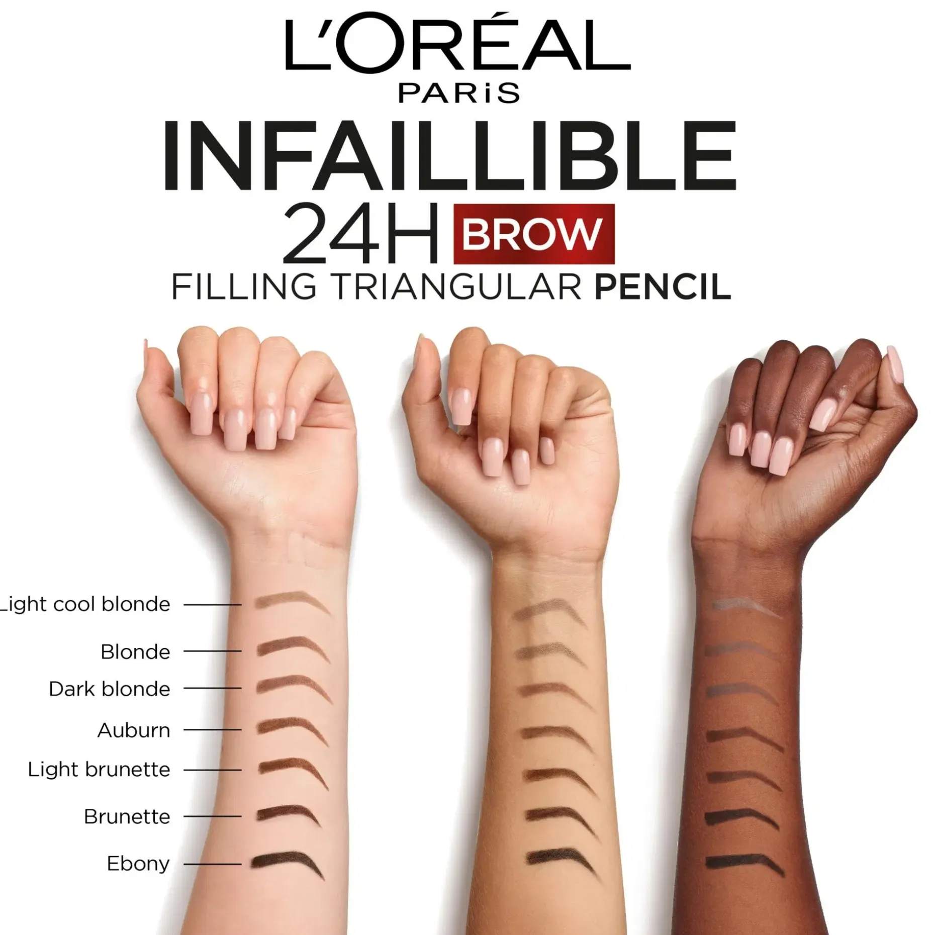 L'Oréal Paris Infaillible Brows 24H Filling Triangular Pencil kulmakynä 1ml