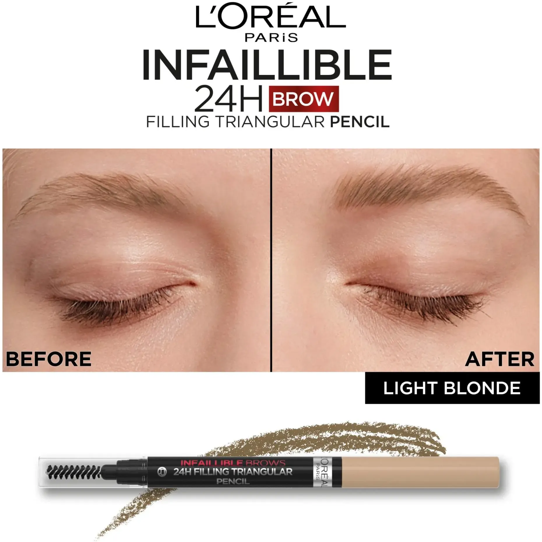 L'Oréal Paris Infaillible Brows 24H Filling Triangular Pencil kulmakynä 1ml