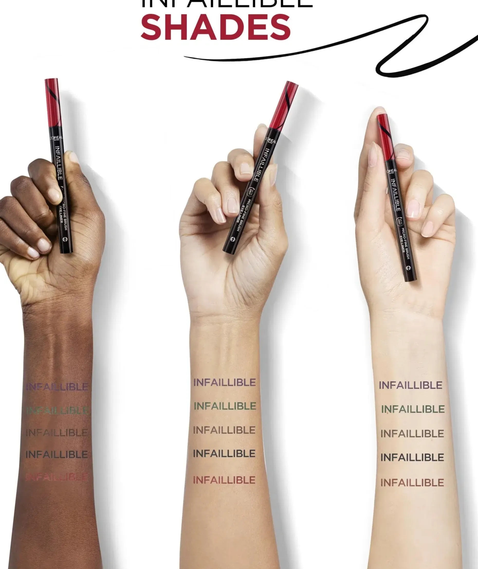 L'Oréal Paris Infaillible Grip 36H Micro-Fine eyeliner nestemäinen silmänrajausväri 0,4g