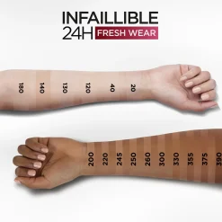 L'Oréal Paris Infaillible 24h Fresh Wear 250 Radiant Sand meikkipuuteri 9 g