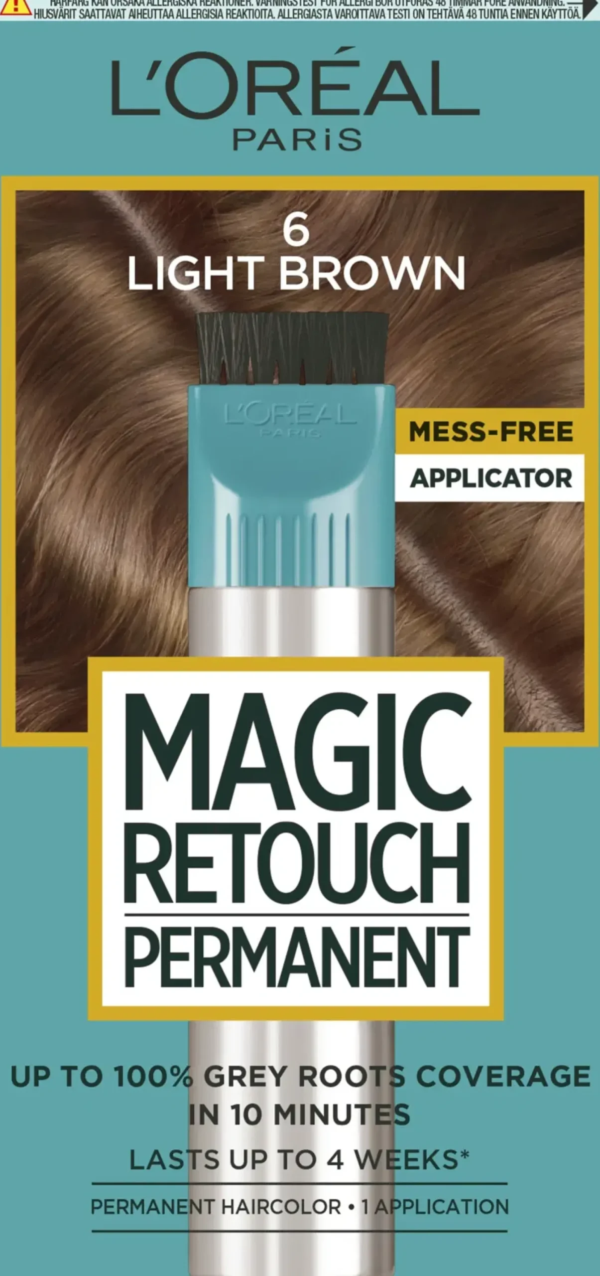 L'Oréal Paris Magic Retouch permanent 6 Light Brown kestoväri 1kpl