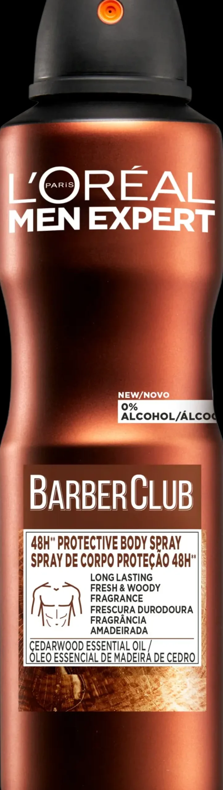 L'Oréal Paris Men Expert Barber Club 48H Protective Bodyspray 150ml 0 normaalille iholle ml
