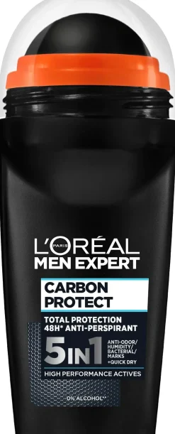 L'Oréal Paris Men Expert Deo Carbon Protect 5in1 roll-on antiperspirantti 50ml