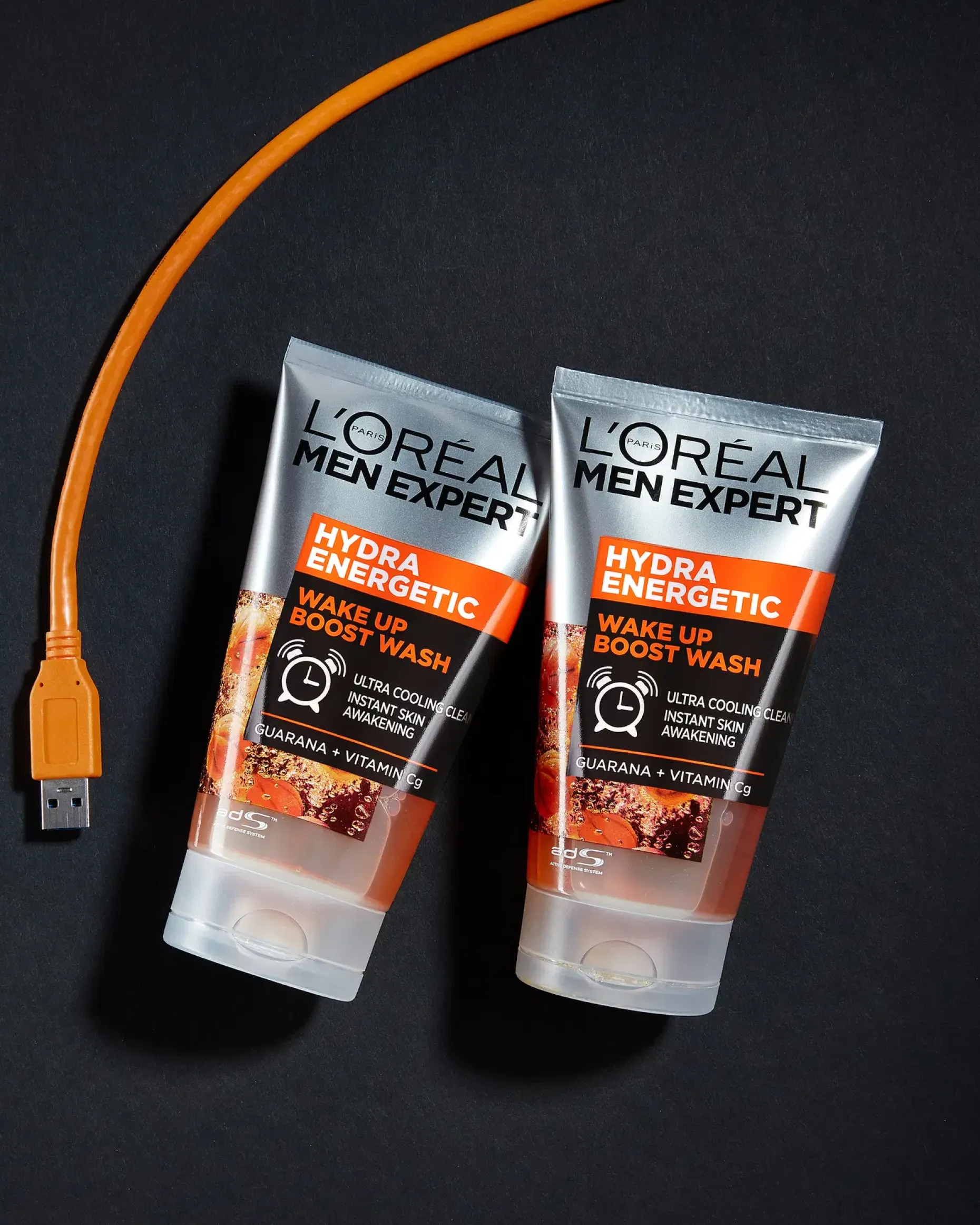 L'Oréal Paris Men Expert Hydra Energetic virkistävä puhdistusgeeli kasvoille 100ml