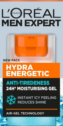 L'Oréal Paris Men Expert Hydra Energetic ultrakosteuttava geeli 50ml