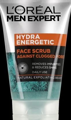 L'Oréal Paris Men Expert Hydra Energetic puhdistava kasvojenkuorintageeli 100ml