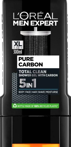 L'Oréal Paris Men Expert Pure Carbon 5in1 suihkugeeli 300ml