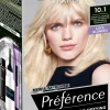 L'Oréal Paris Préférence 10.1 Helsinki Extra Light Ash Blonde Erittäin kirkas tuhkanvaalea kestoväri 1kpl