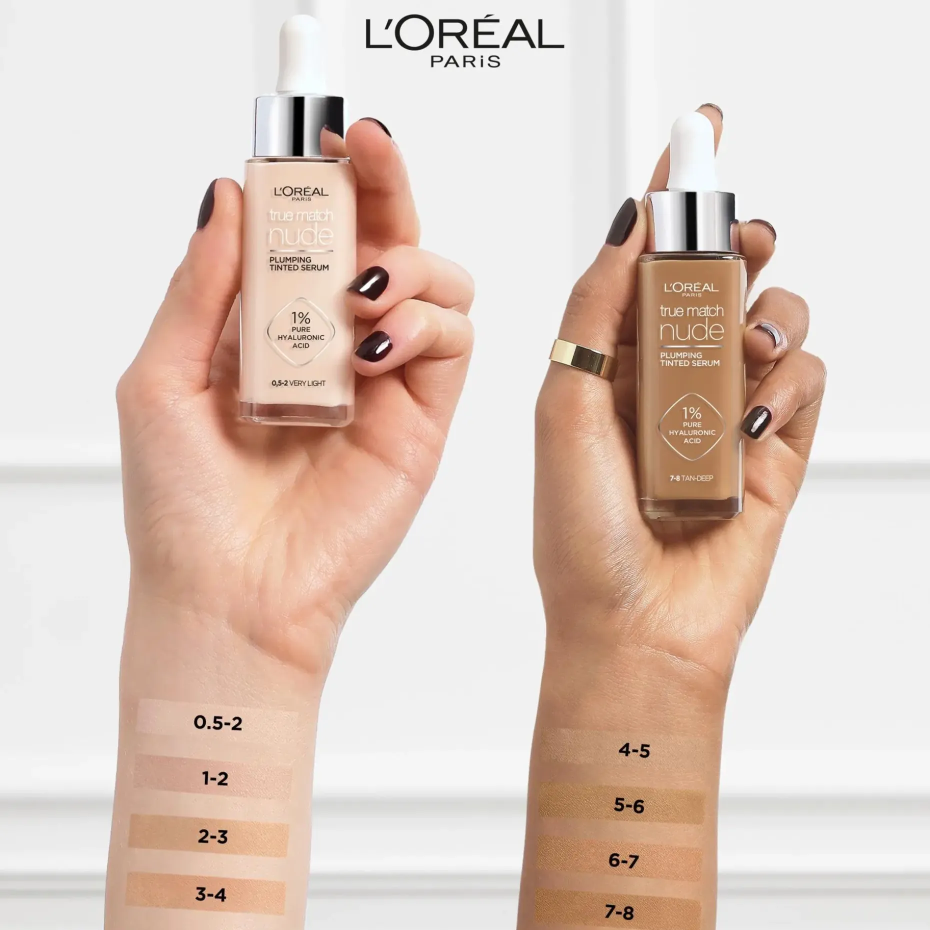 L'Oréal Paris True Match Nude Plumping Tinted Serum meikkivoide 30 ml