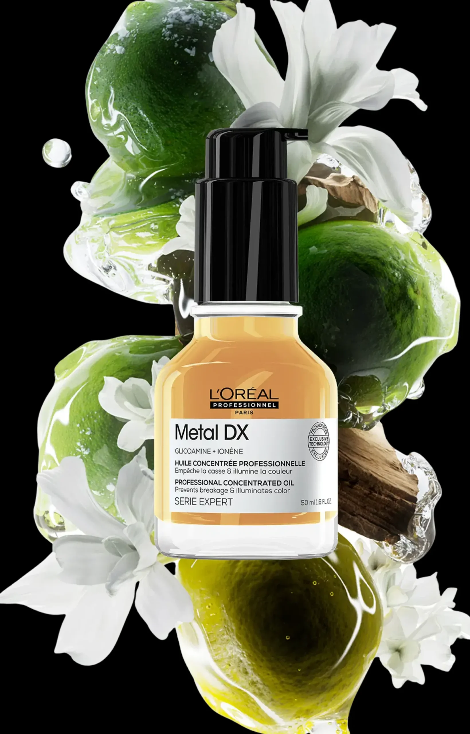 L'Oréal Professionnel Série Expert Metal DX anti-deposit protector concentrated oil hiusöljy 50 ml