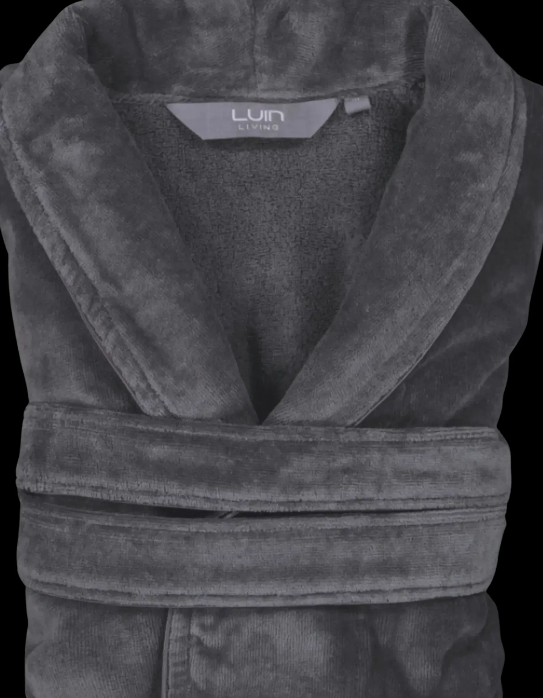 Luin Living Haven kylpytakki M dark grey