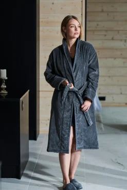 Luin Living Haven kylpytakki S dark grey