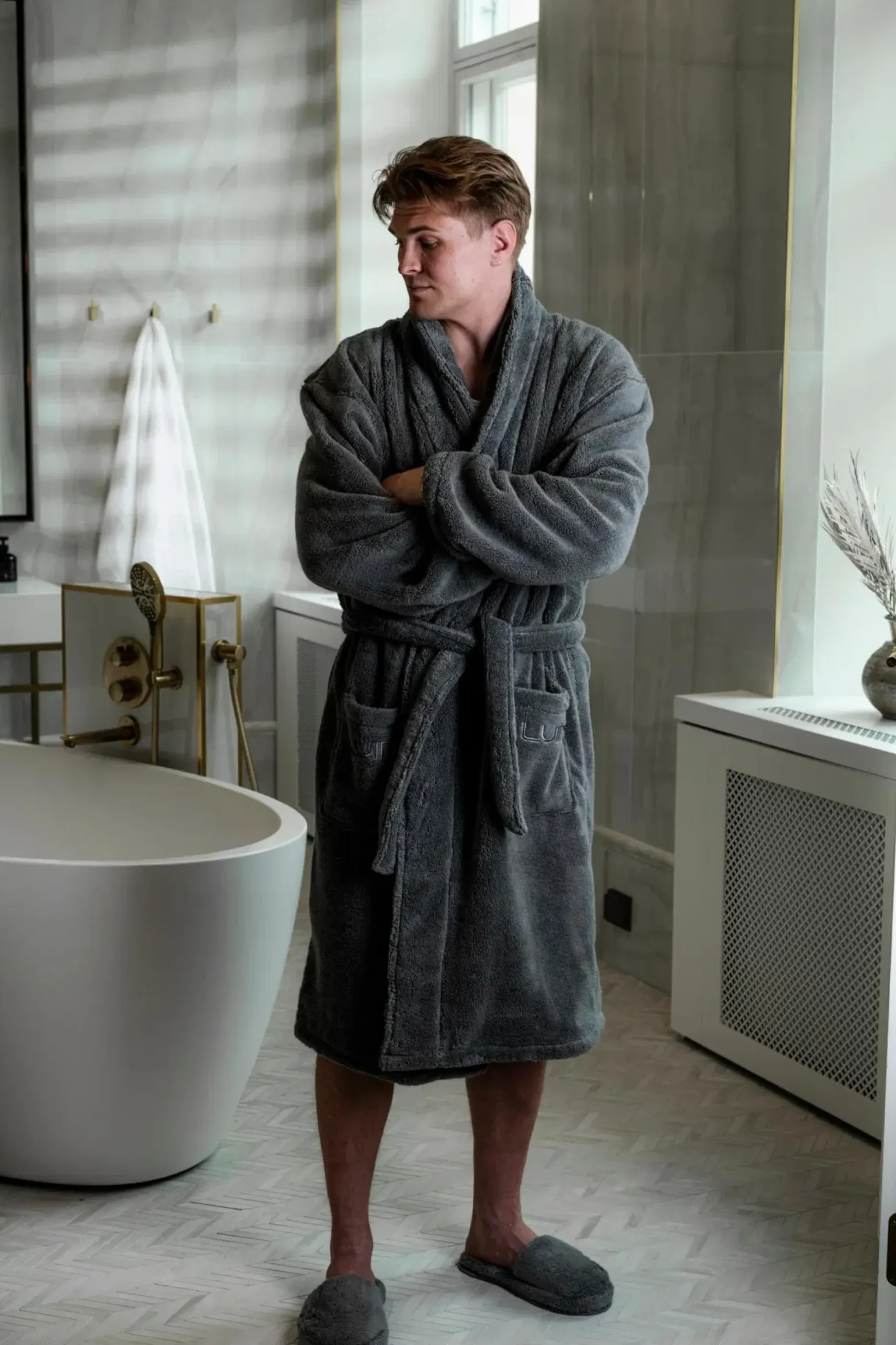 Luin Living kylpytakki L Granite
