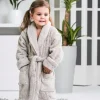 Luin Living lasten kylpytakki 130cm sand