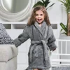 Luin Living lasten kylpytakki 130cm granite