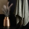Luin Living Organic Elegance jättipyyhe 100x150cm ash green