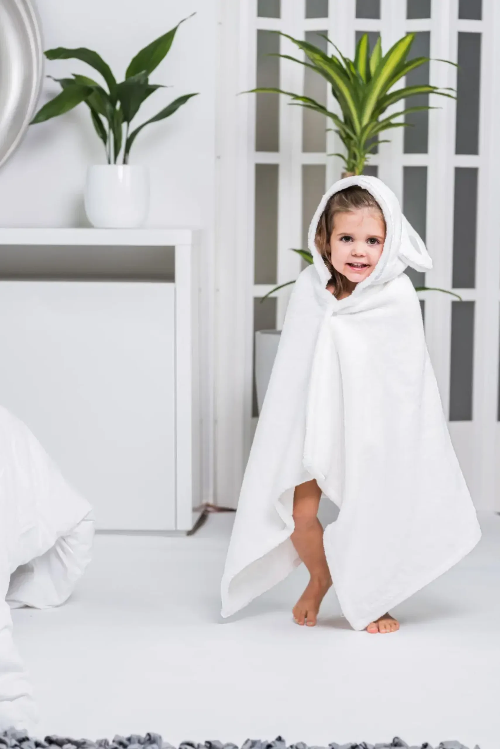Luin Living Vauva/viittapyyhe 0-5v. Snow