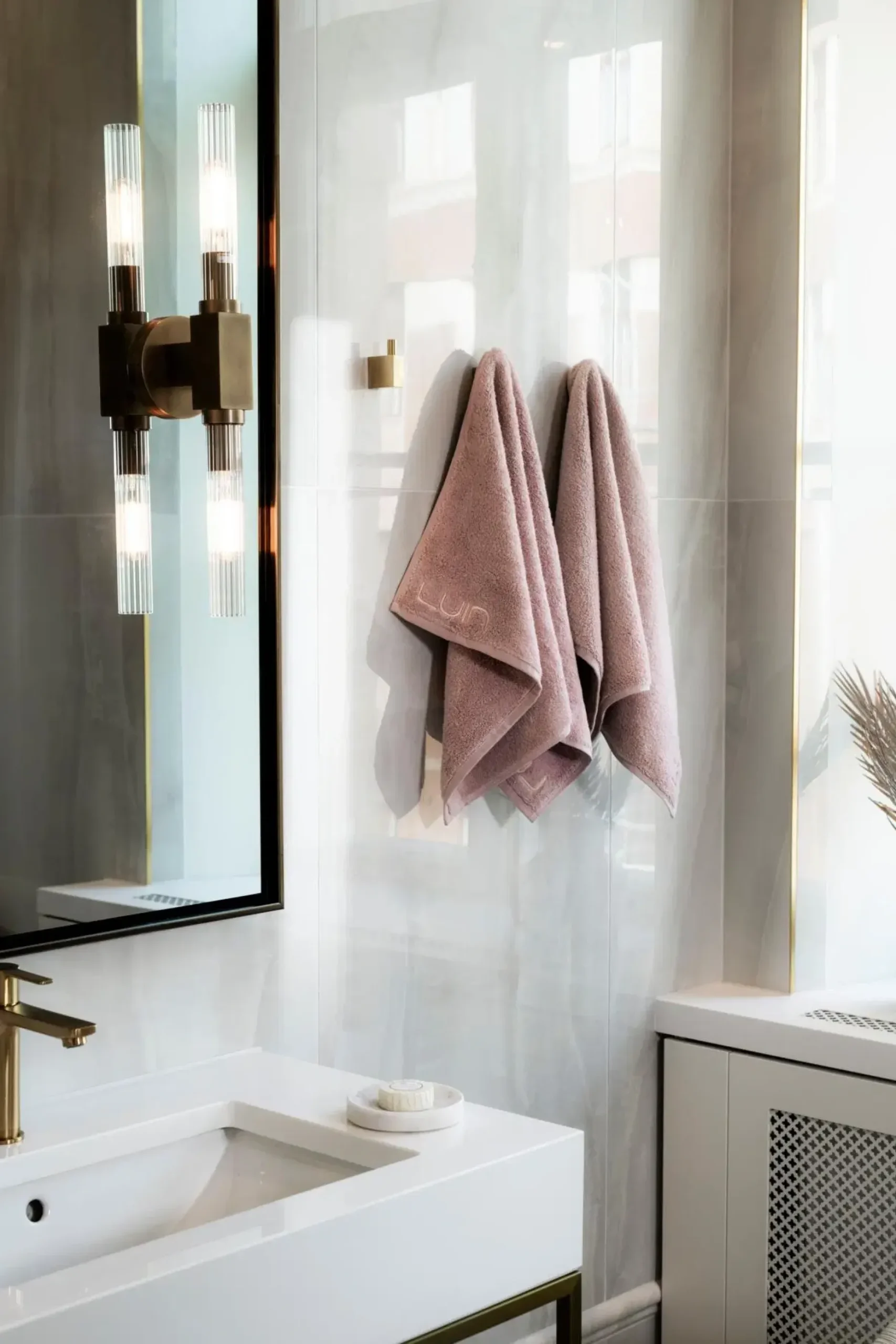 Luin Living Your Home Your Spa käsipyyhe 50x80 cm dusty rose