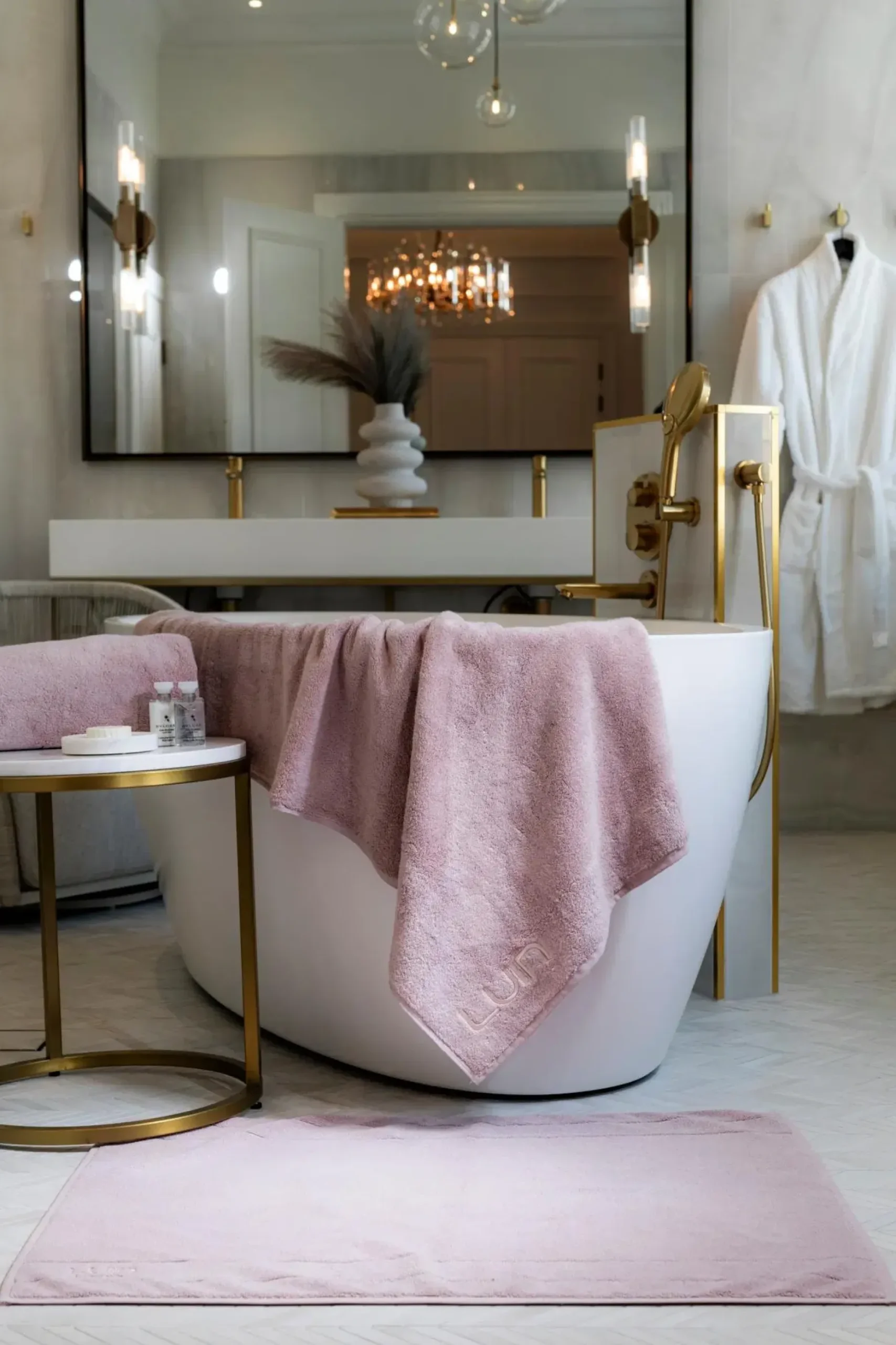 Luin Living Your Home Your Spa jättipyyhe 100x150 cm dusty rose