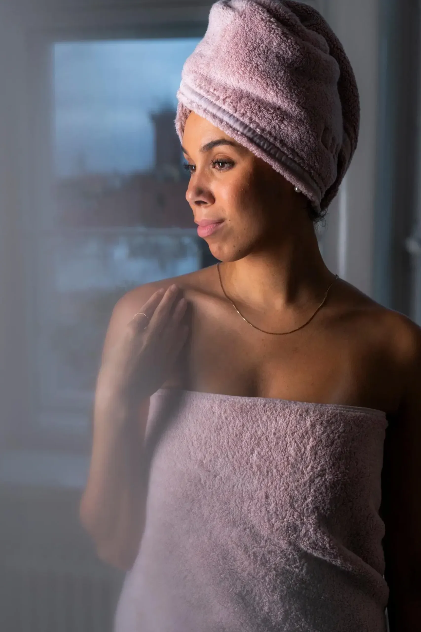 Luin Living Your Home Your Spa jättipyyhe 100x150 cm dusty rose
