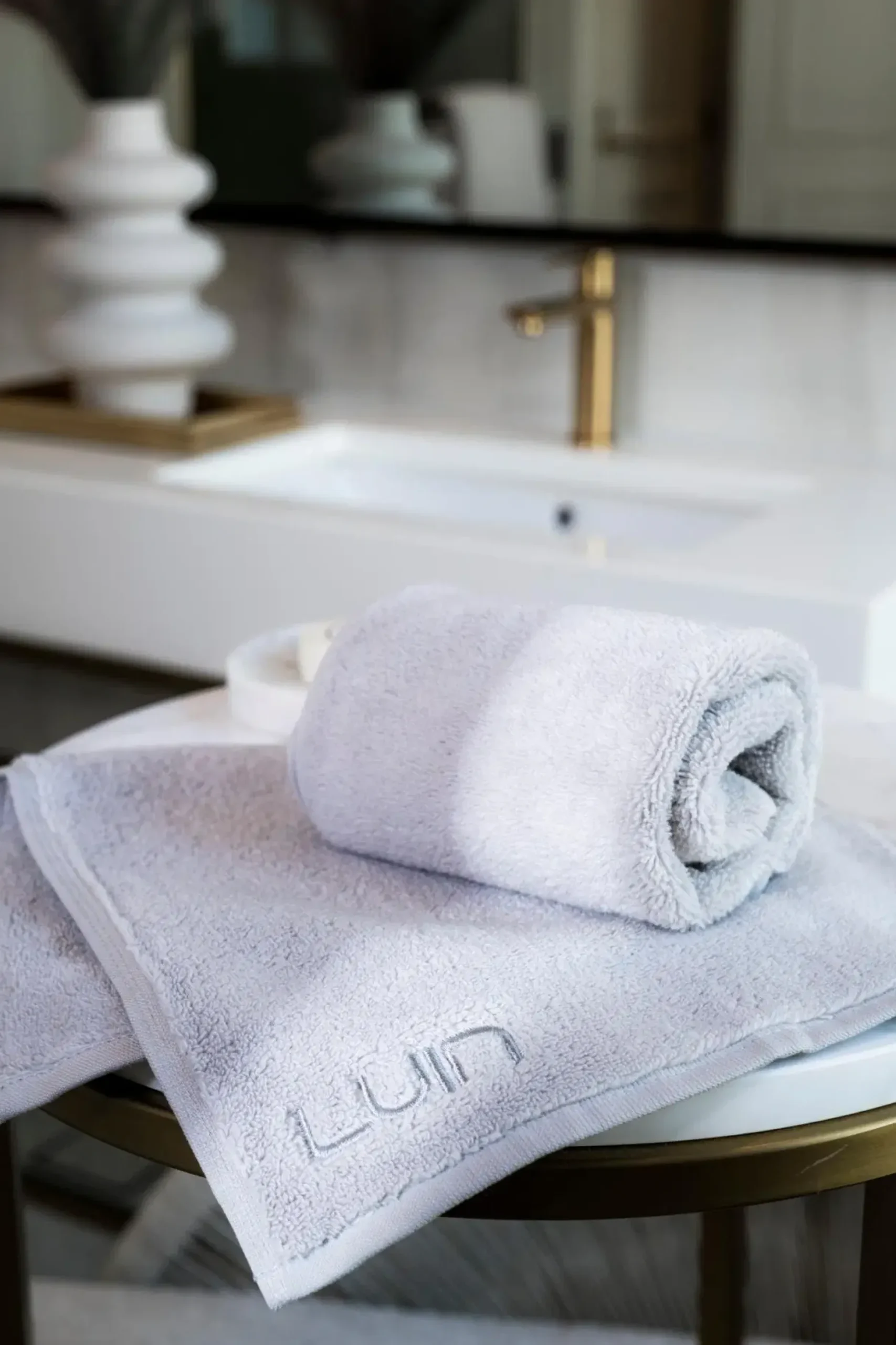 Luin Living Your Home Your Spa kasvopyyhe 30x50 cm pearl grey