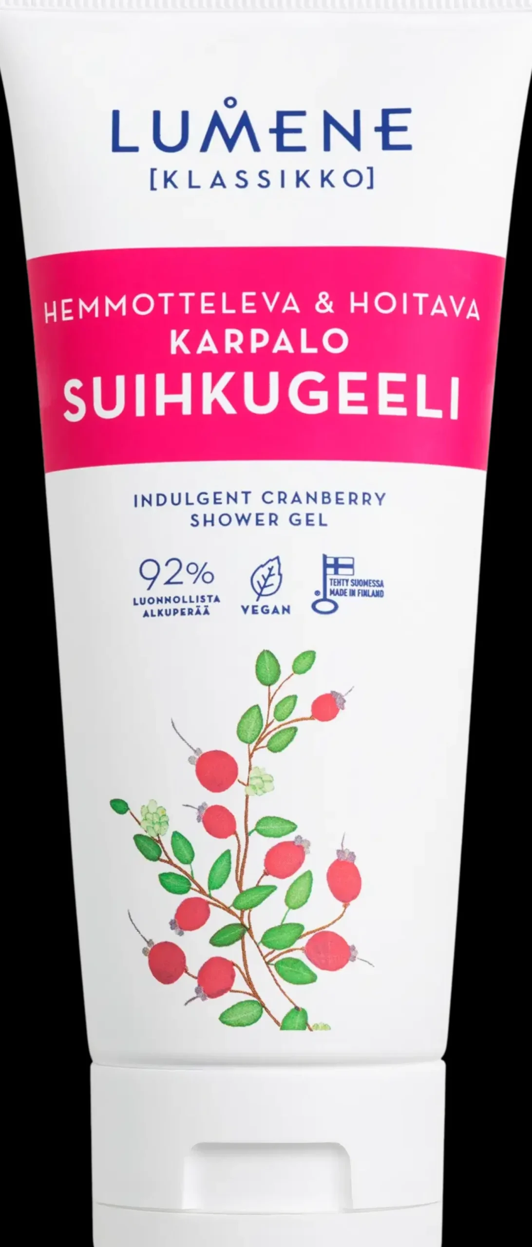 Lumene KLASSIKKO Hemmotteleva & hoitava karpalo suihkugeeli 200ml