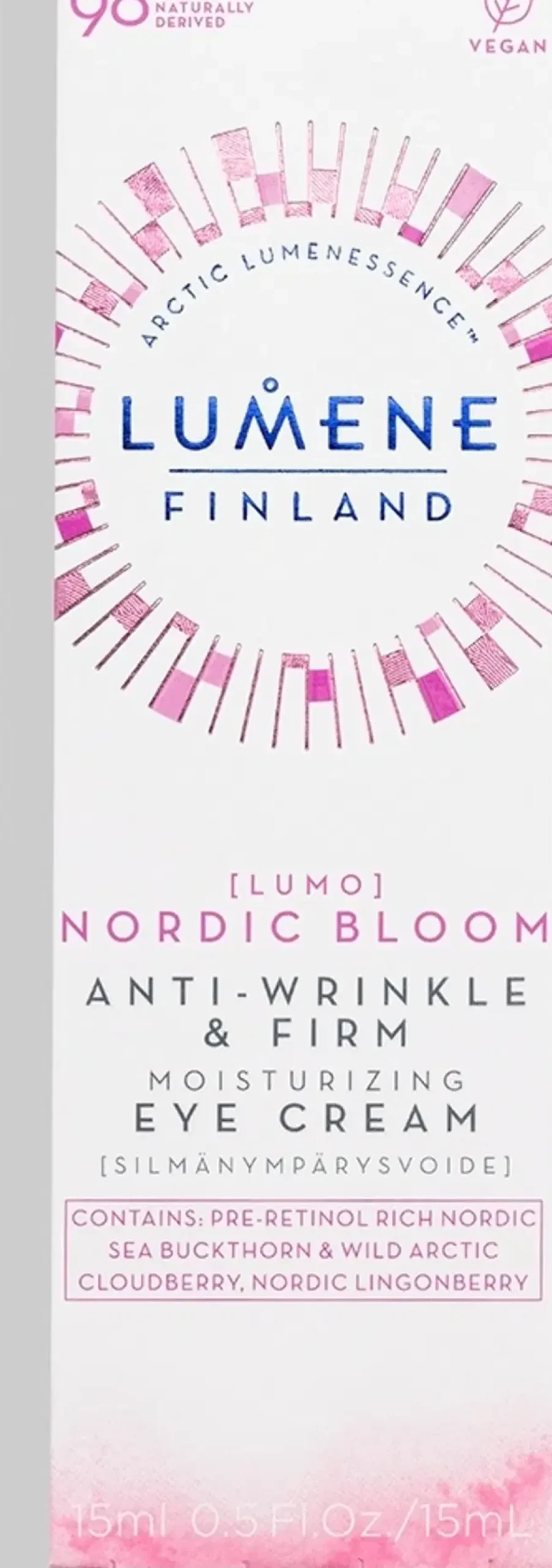 Lumene LUMO Silottava & kiinteyttävä silmänympärysvoide 15 ml