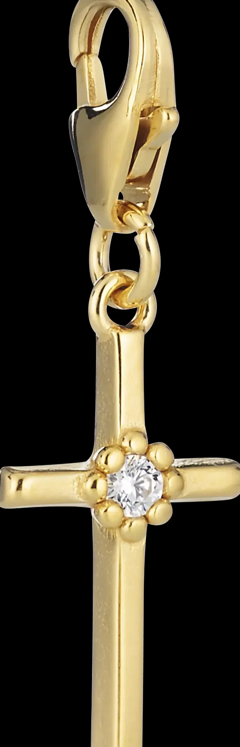 Lumoava Daisy risti charm