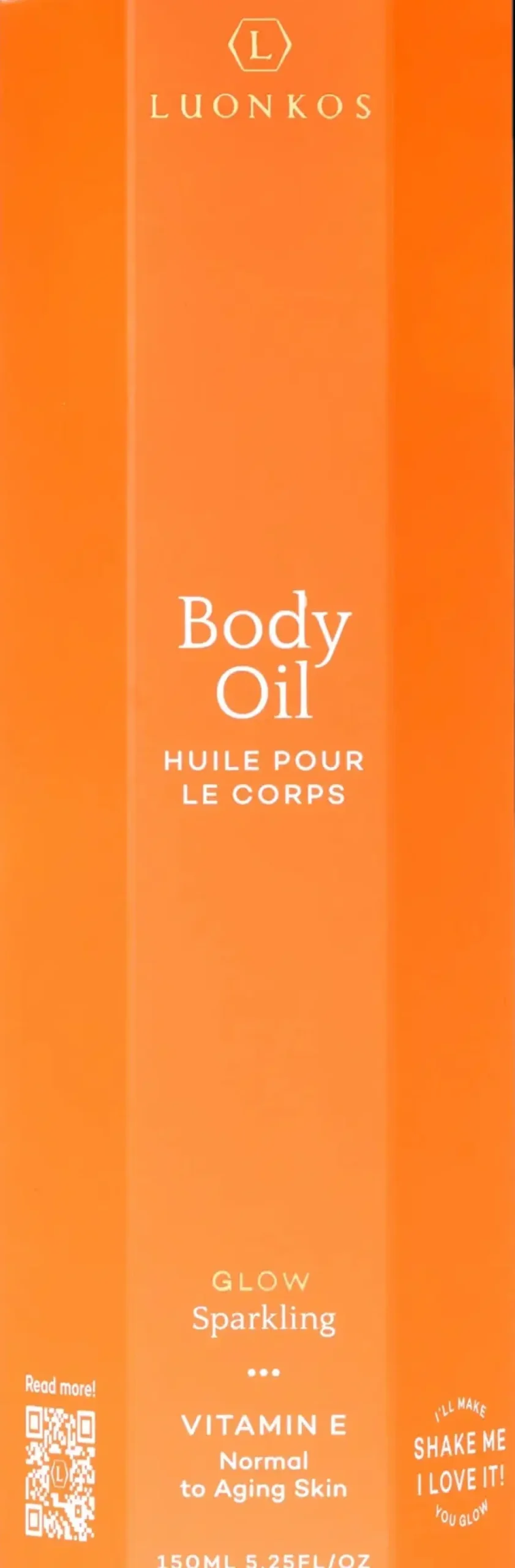 Luonkos Glow vartaloöljy 150ml