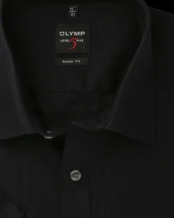 Lyhythihainen Olymp Level Five Body fit -kauluspaita