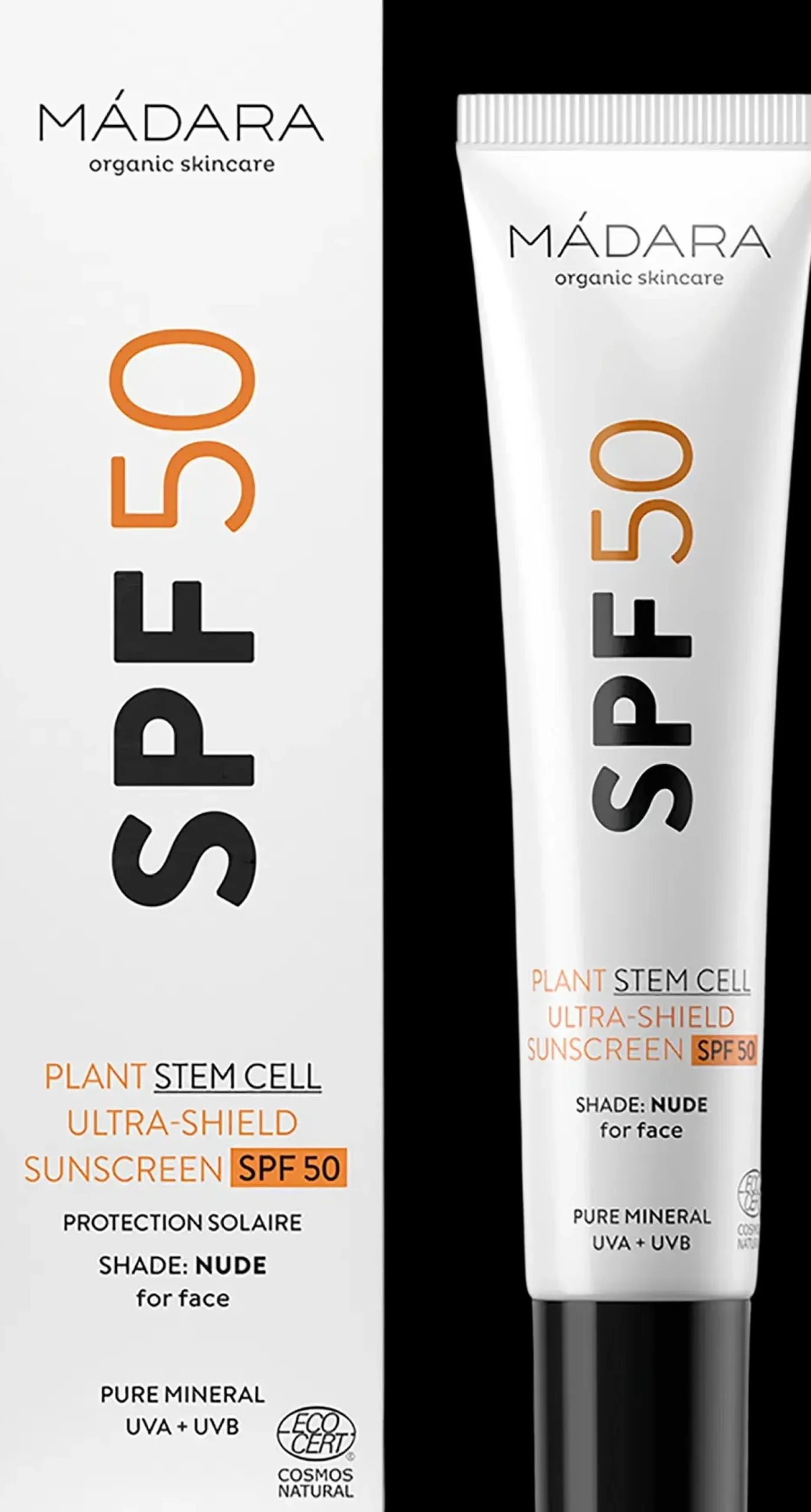 MADARA SPF50 Plant Stem Cell aurinkosuojavoide 40ml