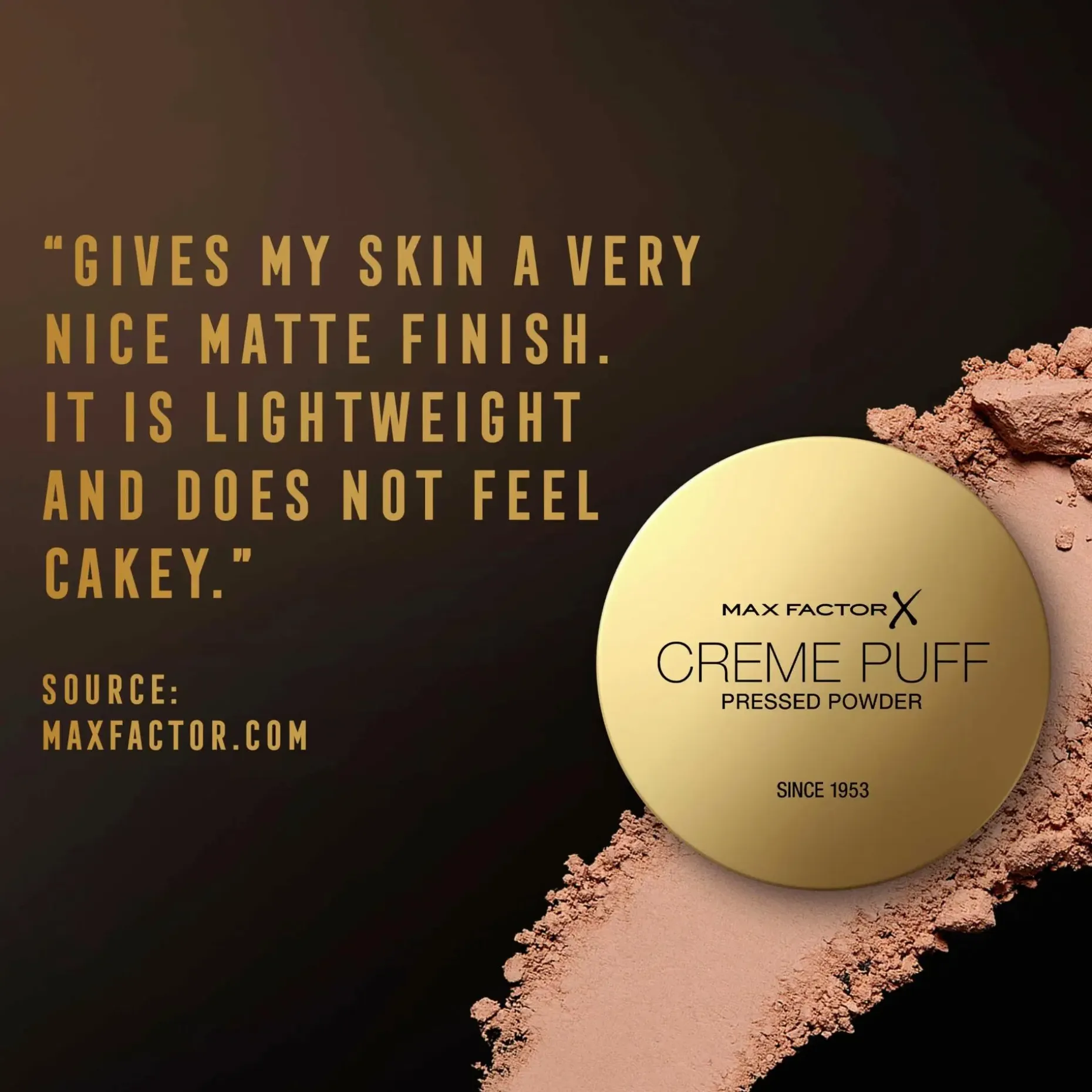 Max Factor Creme Puff Powder 50 Natural 14 g meikkipuuteri